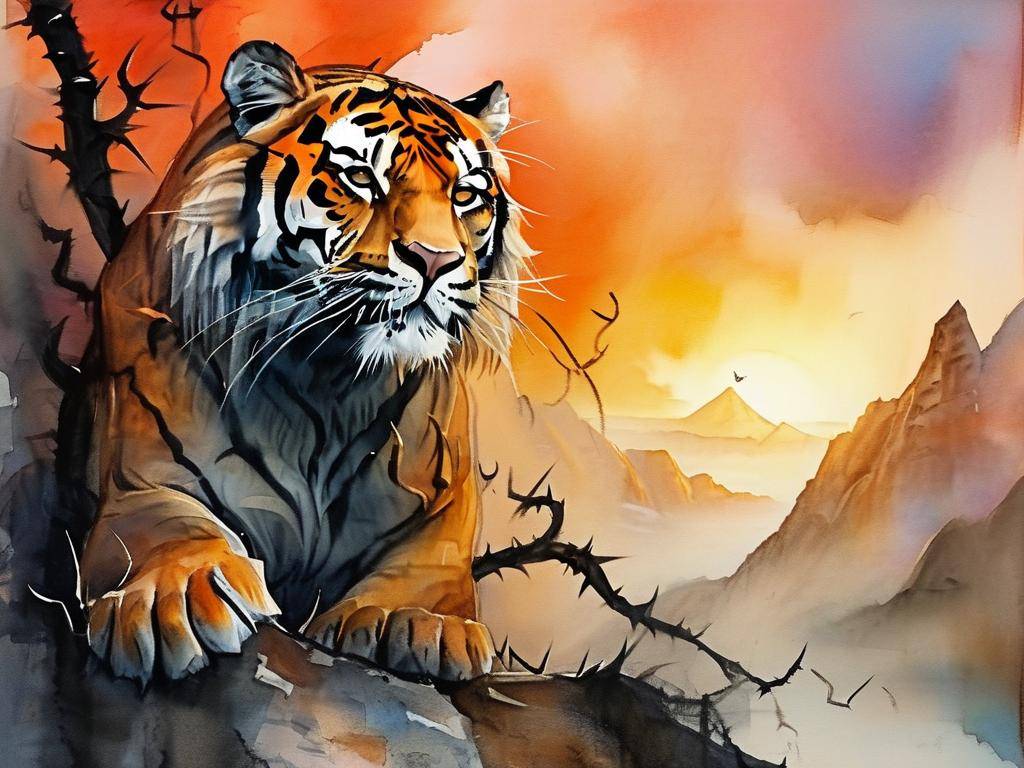 属虎的图案(1)