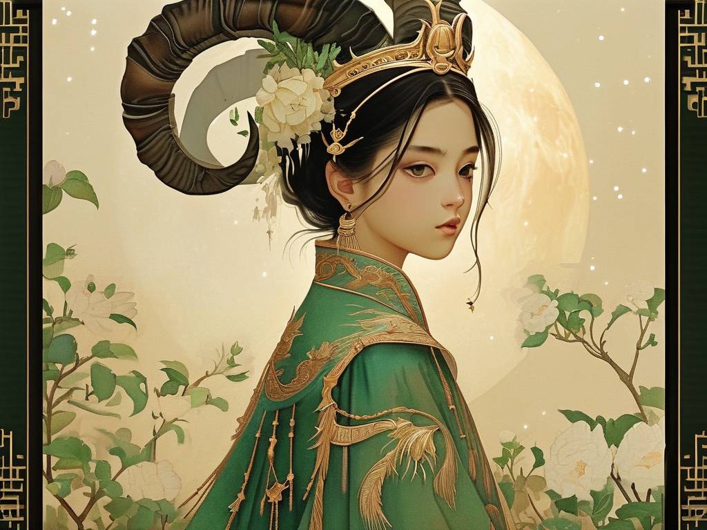 白羊座古风公主怎么画