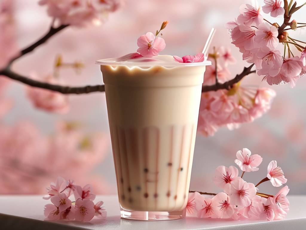 樱花味奶茶好喝吗(1)