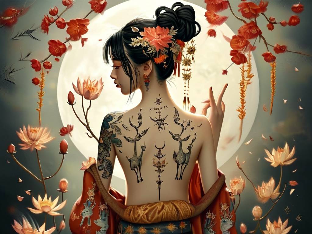 属羊女纹身纹什么好