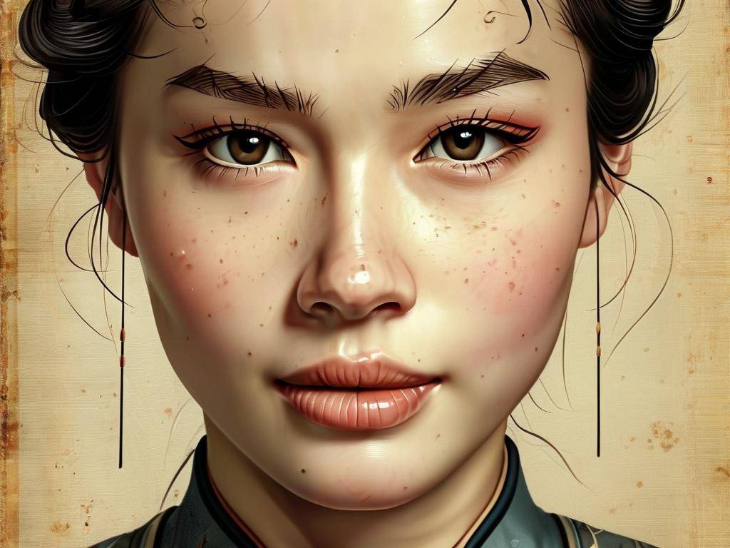 怎样看鼻梁上有横纹面相图解(1)
