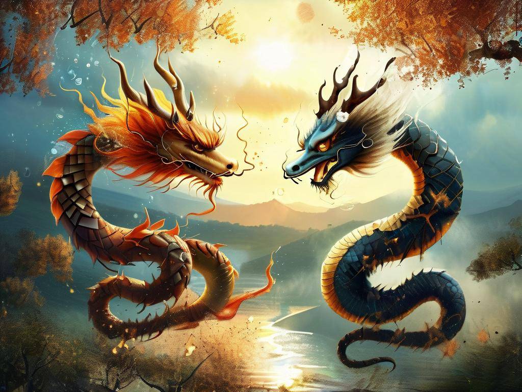属龙和属蛇在一起财运怎么样?