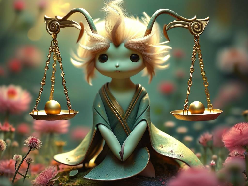天秤座画法可爱版简笔画