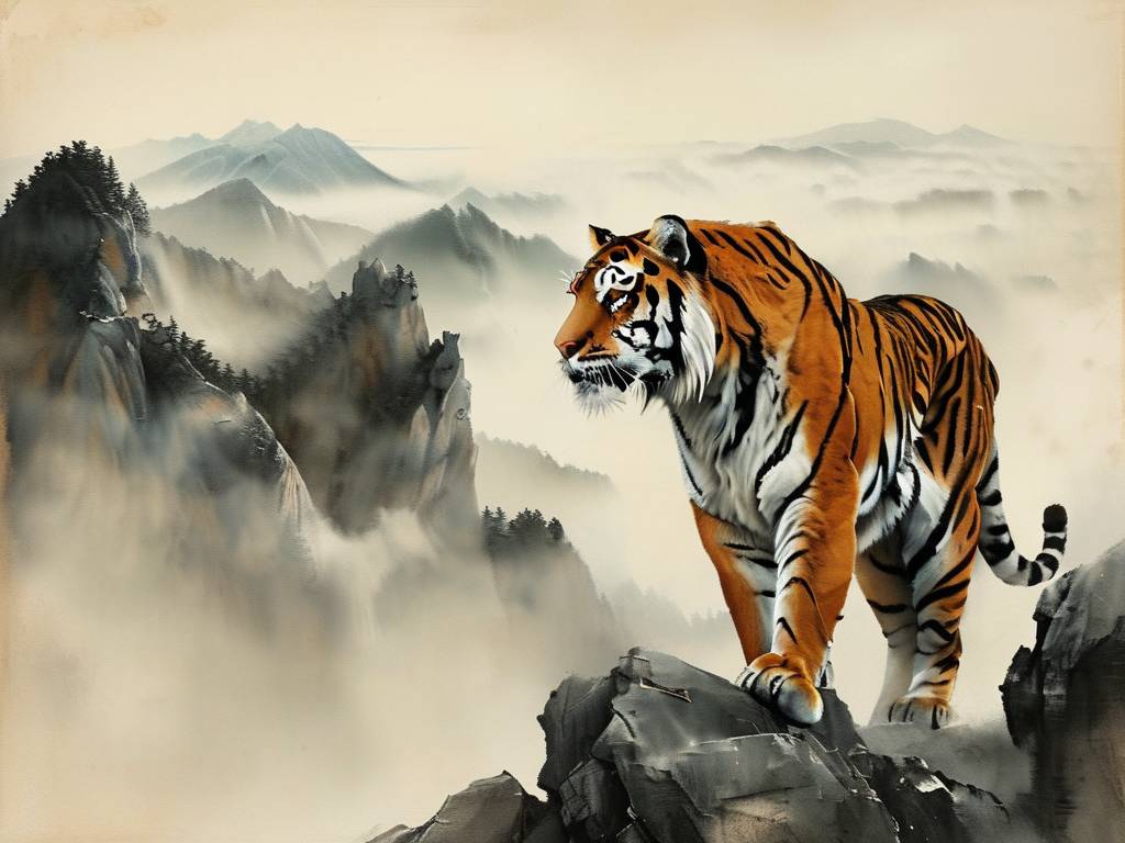 属虎的人能纹下山虎吗图片
