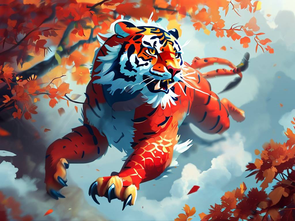 属虎的生日祝福语四字