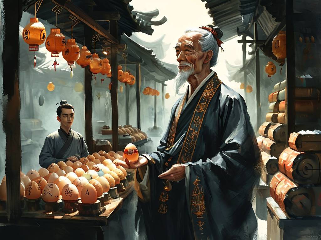 看鸡蛋看相算命(1)