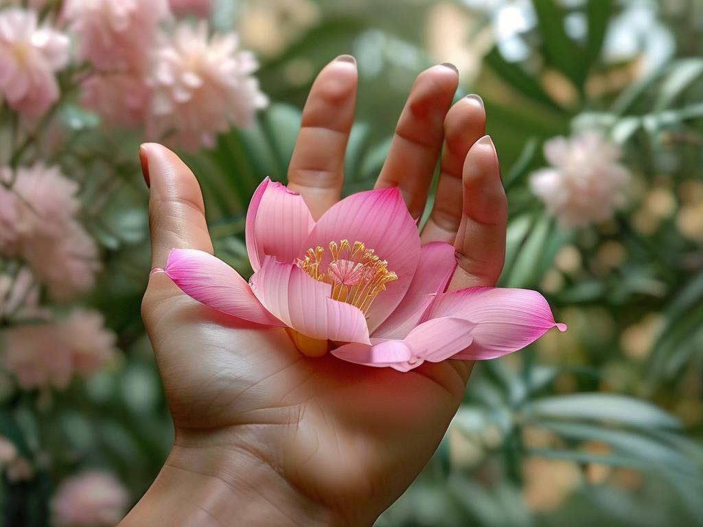 女性花掌手相好不好(1)