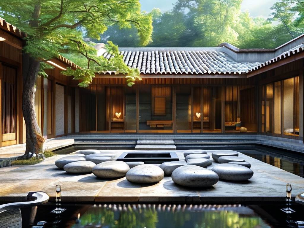 平原农村院子风水布局图片