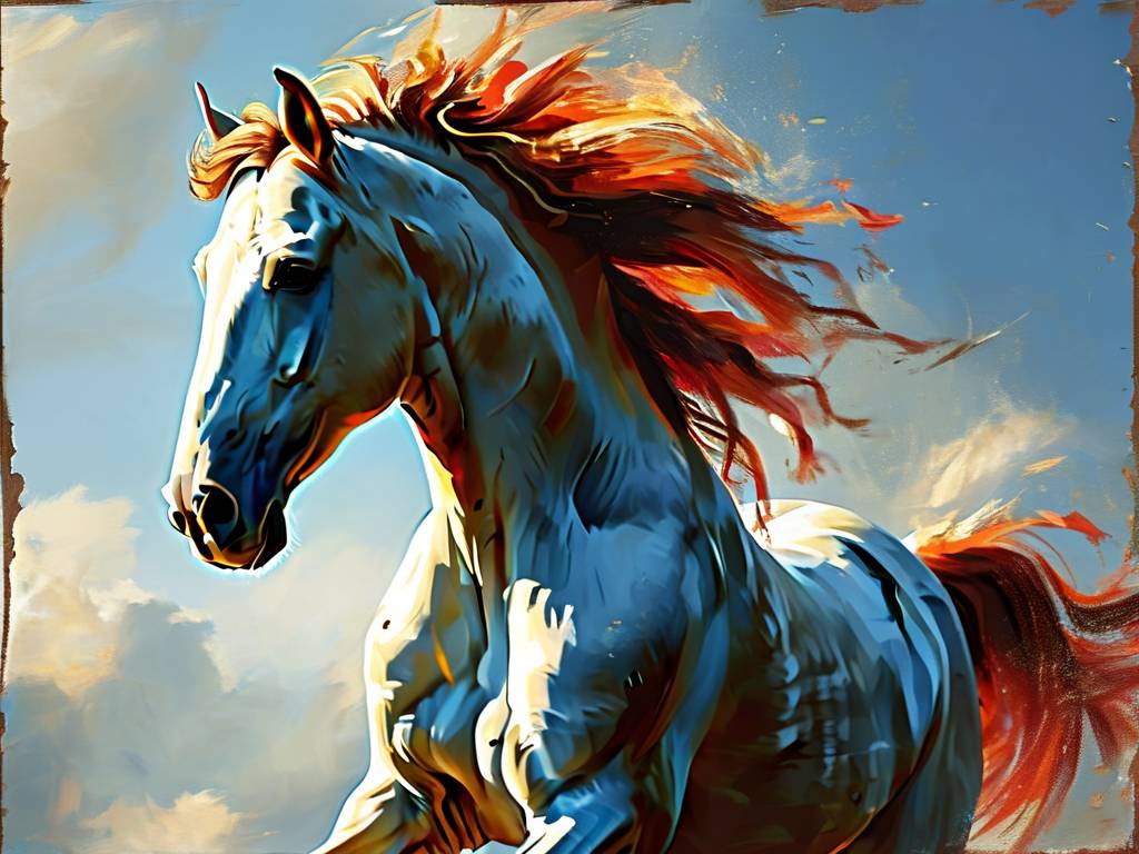 属马的马烈如日什么意思