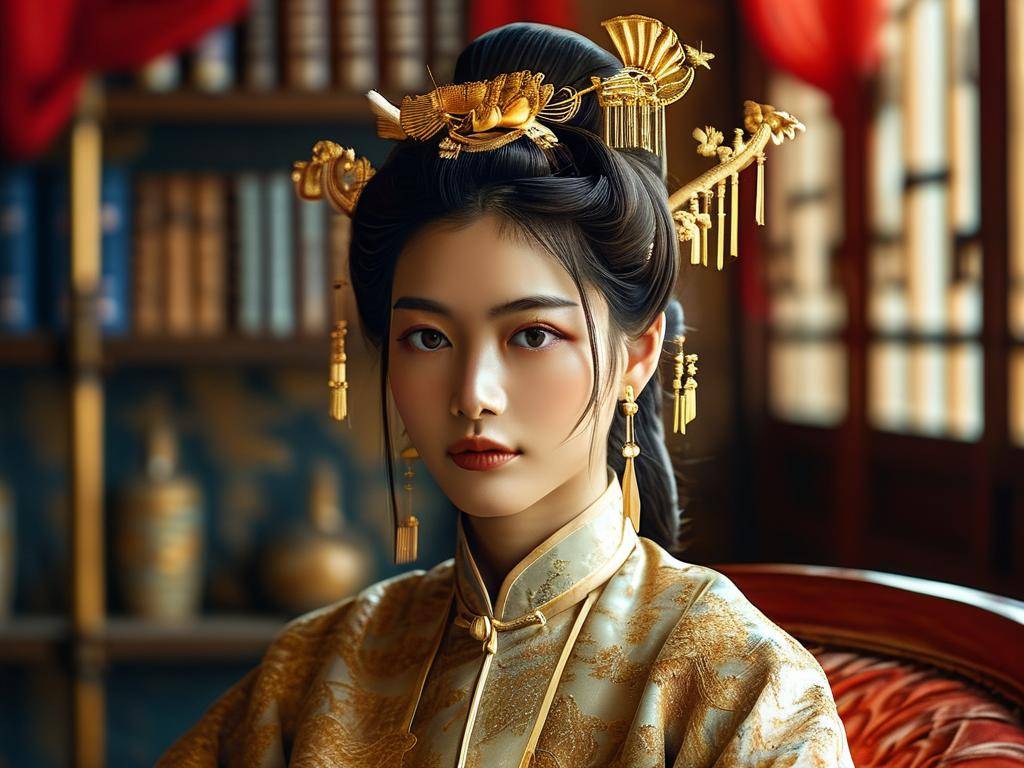 属马财运头像女