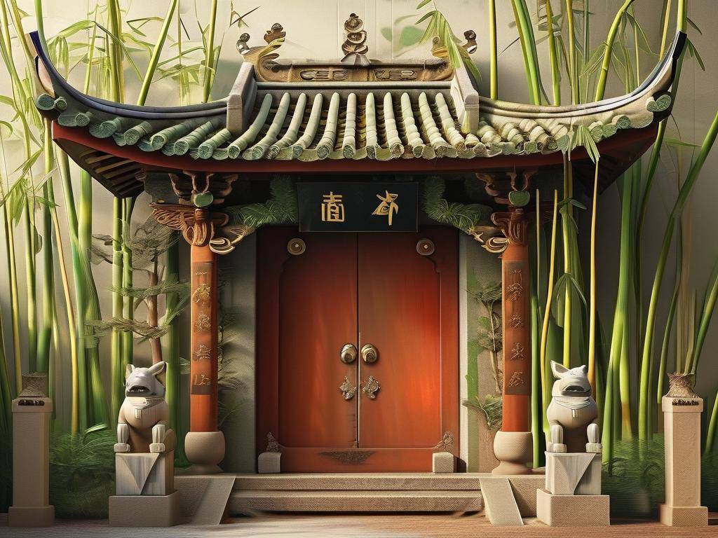 属虎开门玄关挂竹子好吗