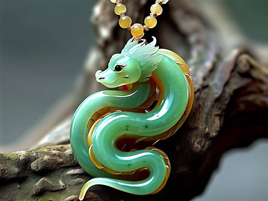 属蛇能带龙牌玉石吗(1)