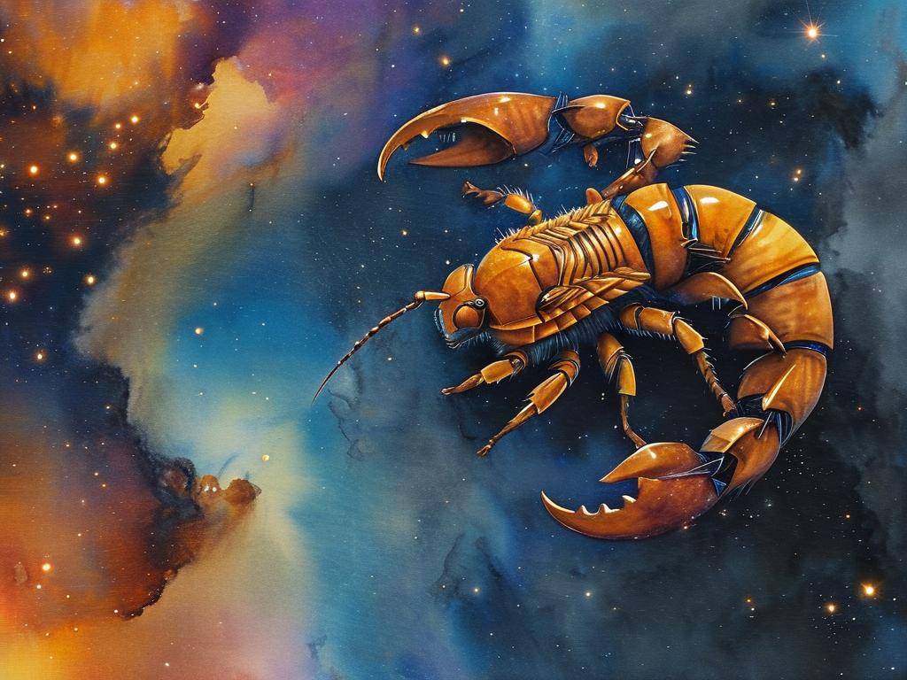 天蝎座星空图片高清壁纸图片