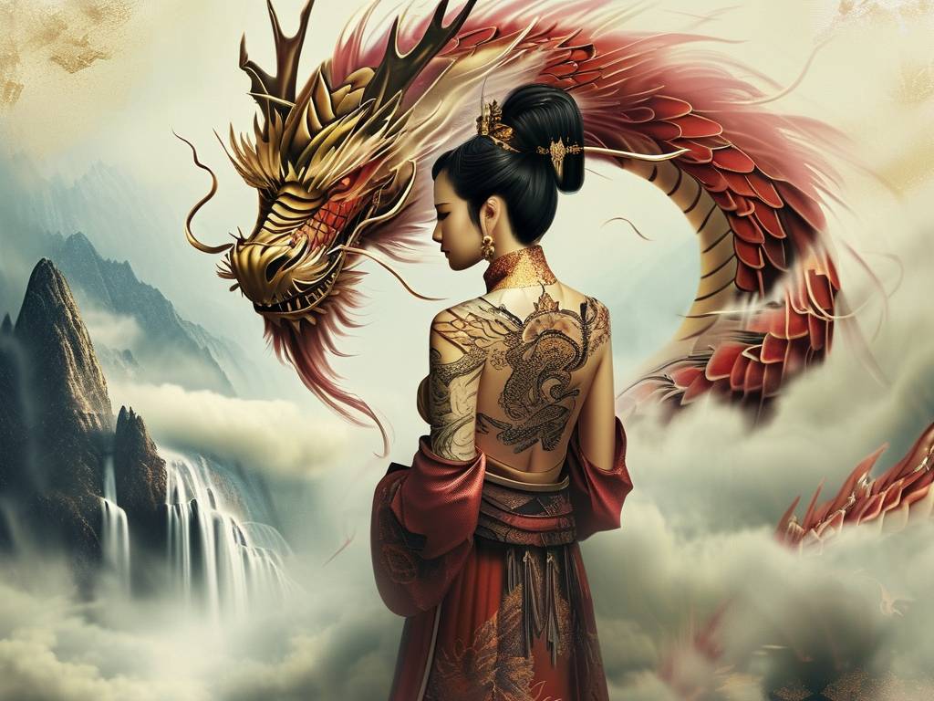 属龙的人纹身																			的简单介绍(1)