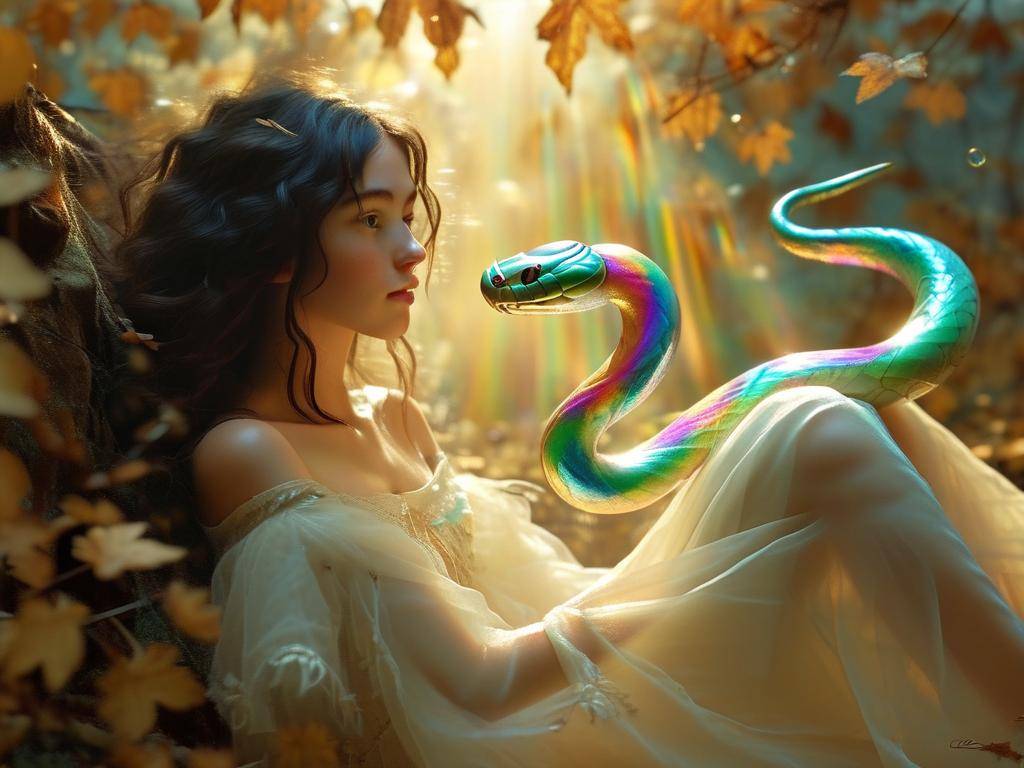 梦见彩色的蛇(梦见彩色的蛇是什么预兆 女性)(1)