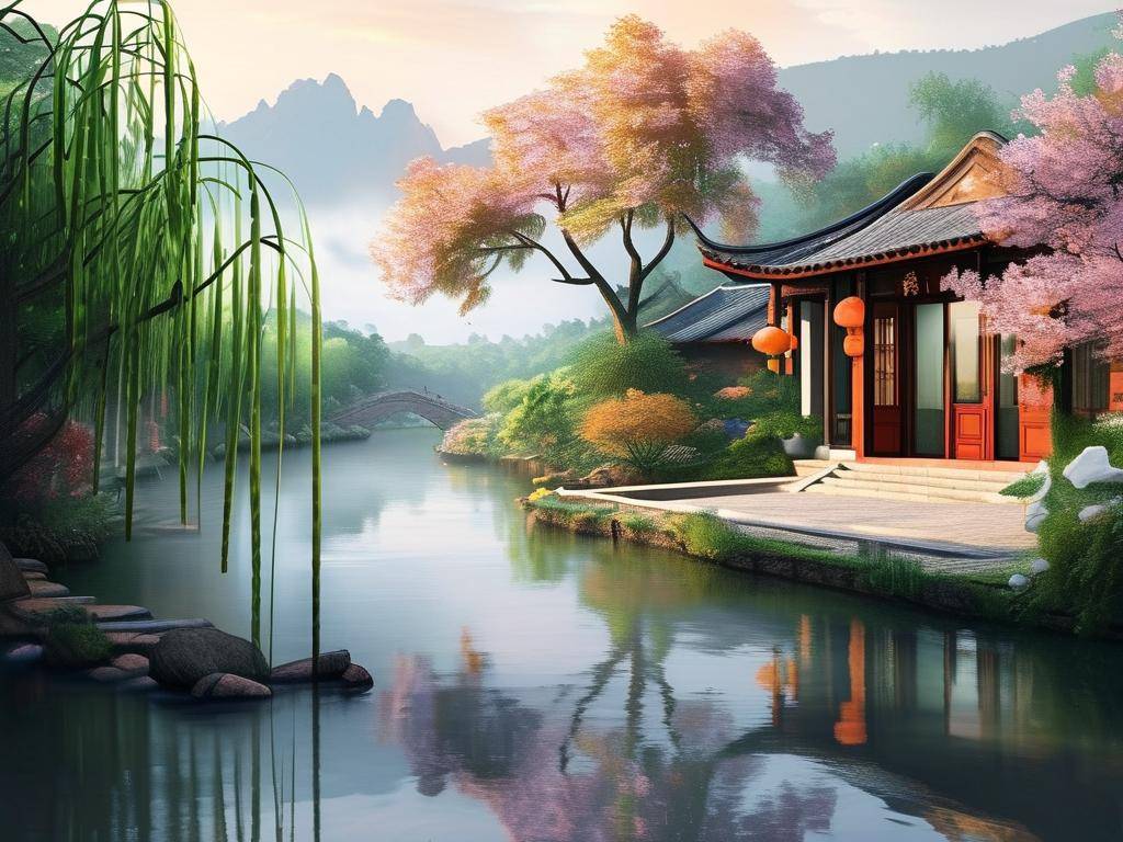 买房必看风水河流图片(房屋背后有河流风水好吗)(1)