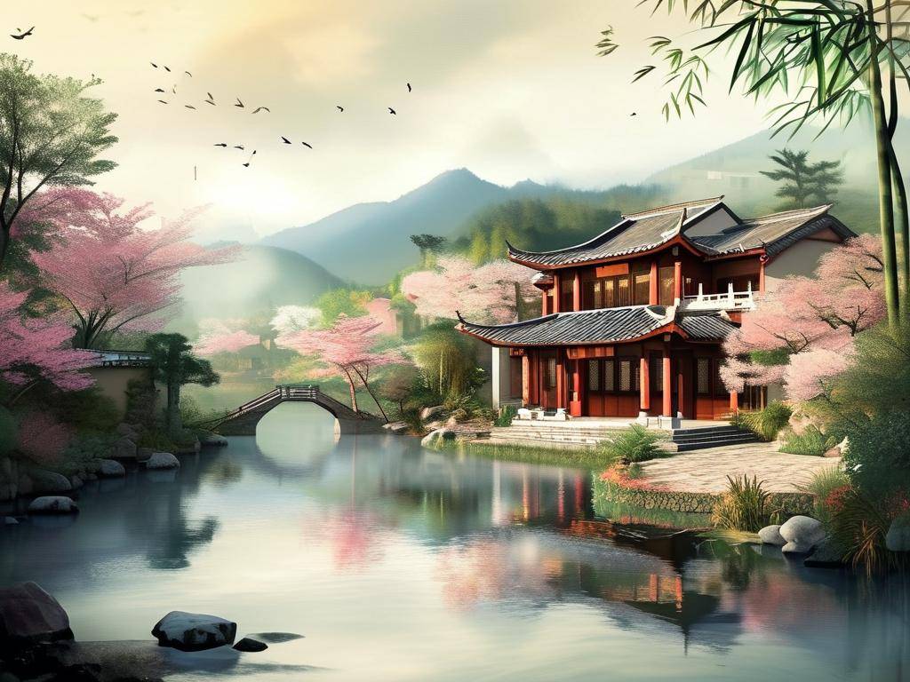 买房必看风水河流图片(房屋背后有河流风水好吗)