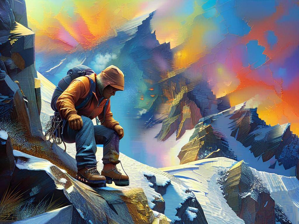 梦见爬山艰难(梦见爬山艰难最终爬上去)