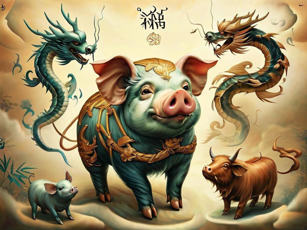 属猪三合和三冲属相
