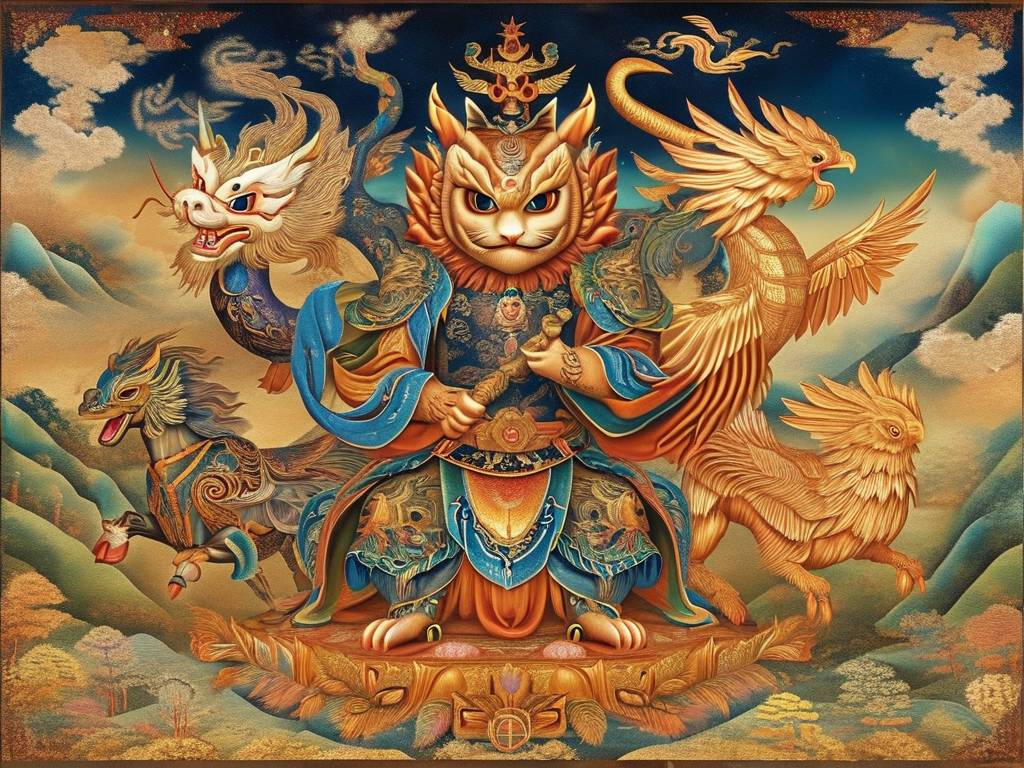 十二生肖唐卡守护神