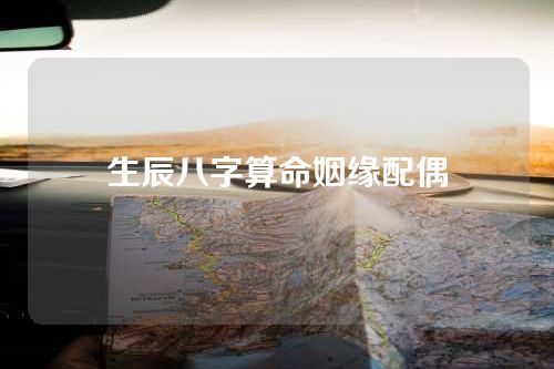 生辰八字算命姻缘配偶