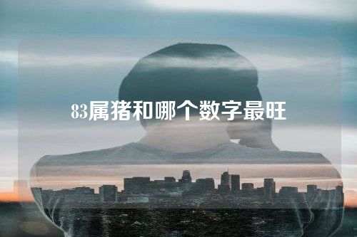 83属猪和哪个数字最旺