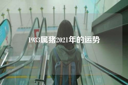 1983属猪2021年的运势