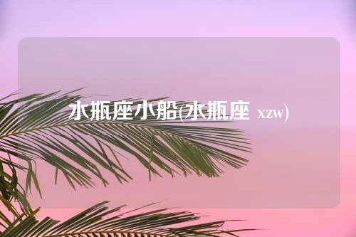 水瓶座小船(水瓶座 xzw)