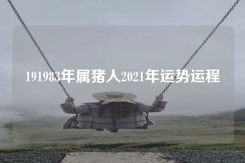 191983年属猪人2021年运势运程