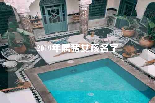 2019年属猪女孩名字